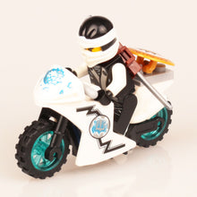 Load image into Gallery viewer, Ninjagoed Minifigs Figures Toys Nya Motorcycle Golden Ninja Heroes Skylor Pythor Snake Lloyd Zane ZX Morro DIY Buliding Blocks