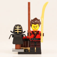 Load image into Gallery viewer, Ninjagoed Minifigs Figures Toys Nya Motorcycle Golden Ninja Heroes Skylor Pythor Snake Lloyd Zane ZX Morro DIY Buliding Blocks