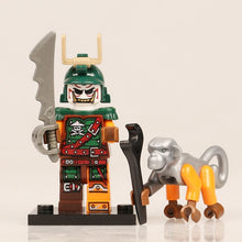 Load image into Gallery viewer, Ninjagoed Minifigs Figures Toys Nya Motorcycle Golden Ninja Heroes Skylor Pythor Snake Lloyd Zane ZX Morro DIY Buliding Blocks