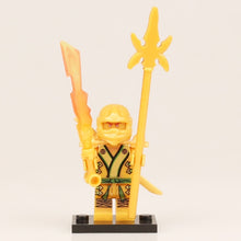 Load image into Gallery viewer, Ninjagoed Minifigs Figures Toys Nya Motorcycle Golden Ninja Heroes Skylor Pythor Snake Lloyd Zane ZX Morro DIY Buliding Blocks