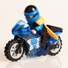 Load image into Gallery viewer, Ninjagoed Minifigs Figures Toys Nya Motorcycle Golden Ninja Heroes Skylor Pythor Snake Lloyd Zane ZX Morro DIY Buliding Blocks