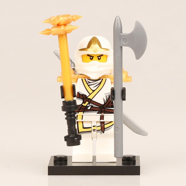 Ninjagoed Minifigs Figures Toys Nya Motorcycle Golden Ninja Heroes 